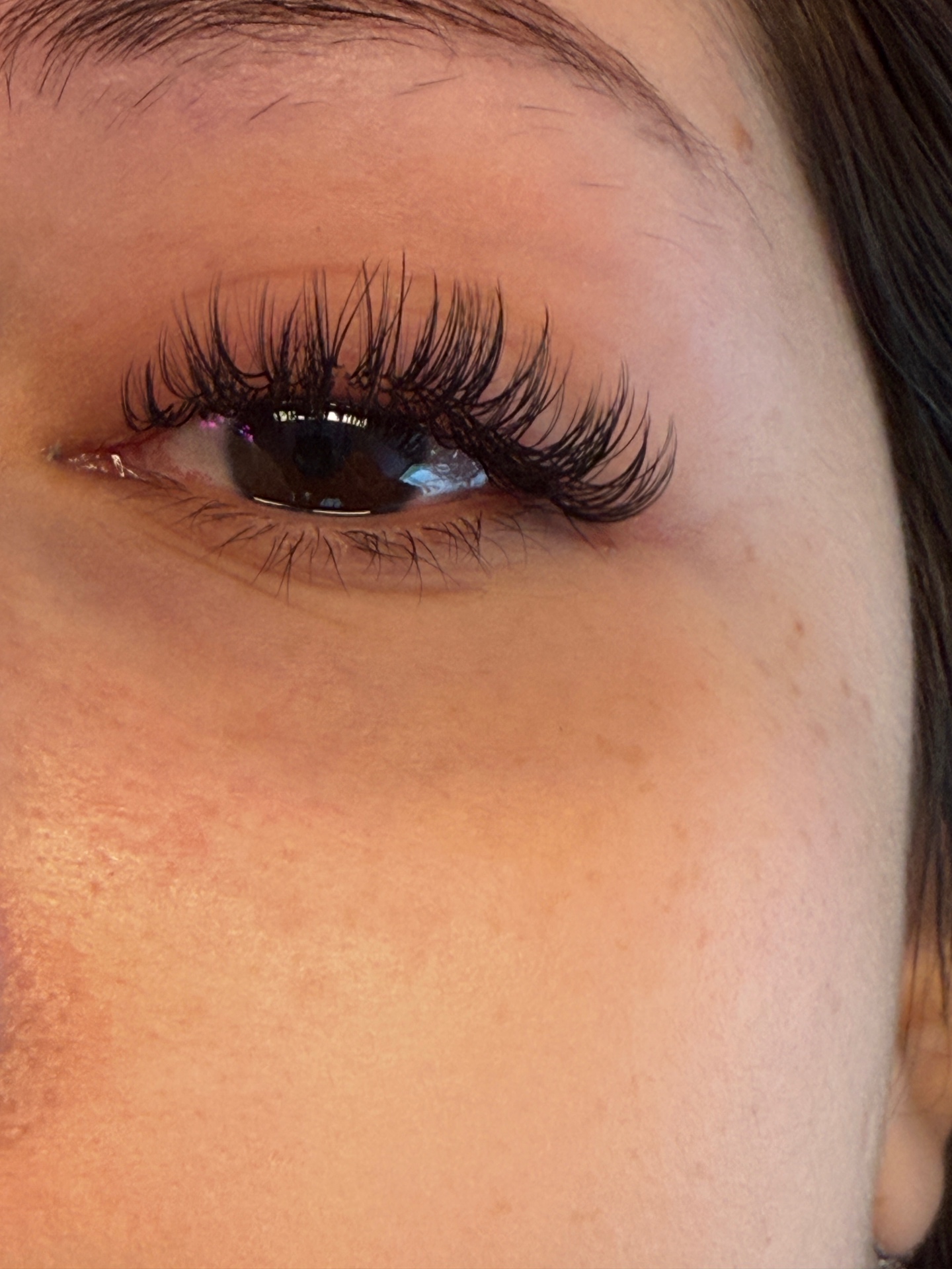 Lash Extensions — after